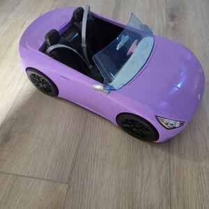 Barbie Pink Convertible Toy Car